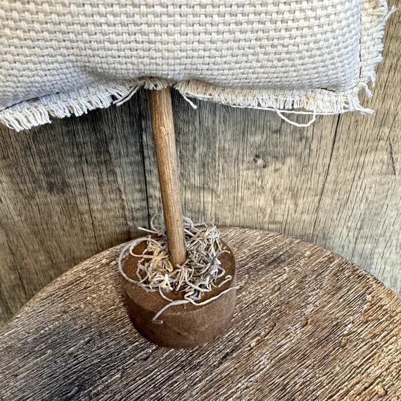 Fabric Christmas Tree Home Holiday Decor Gift NEW FAST Ship Primitive Boho - Picture 6 of 6